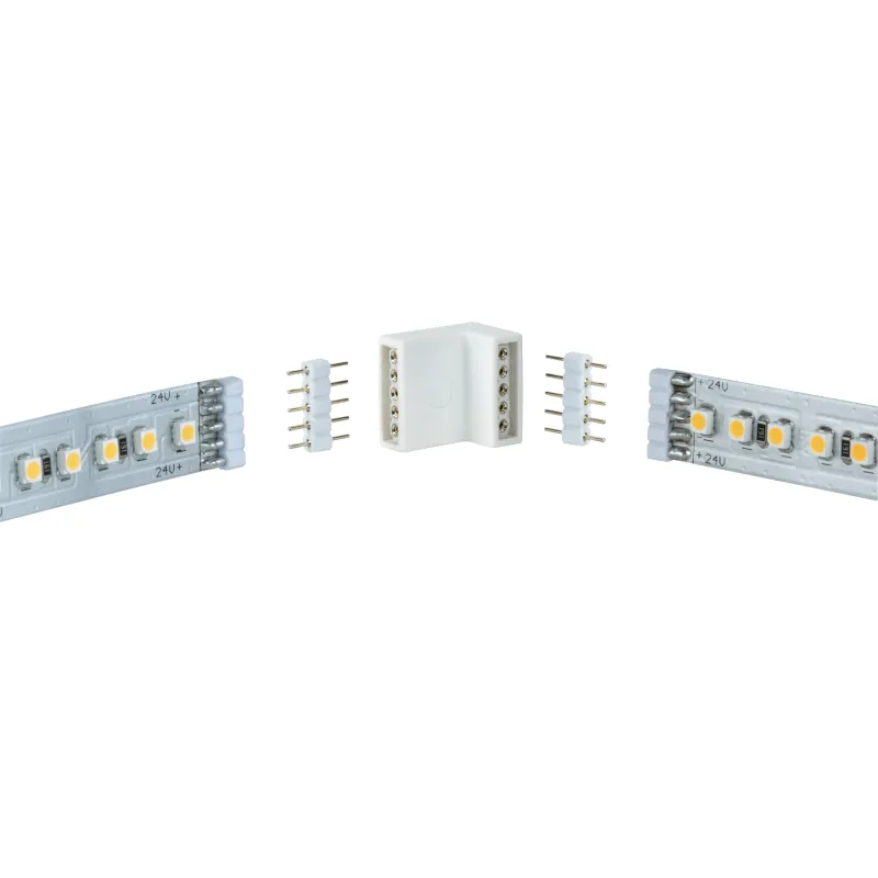 Function MaxLED Edge-Connector 90°quatro blanc - Pas cher