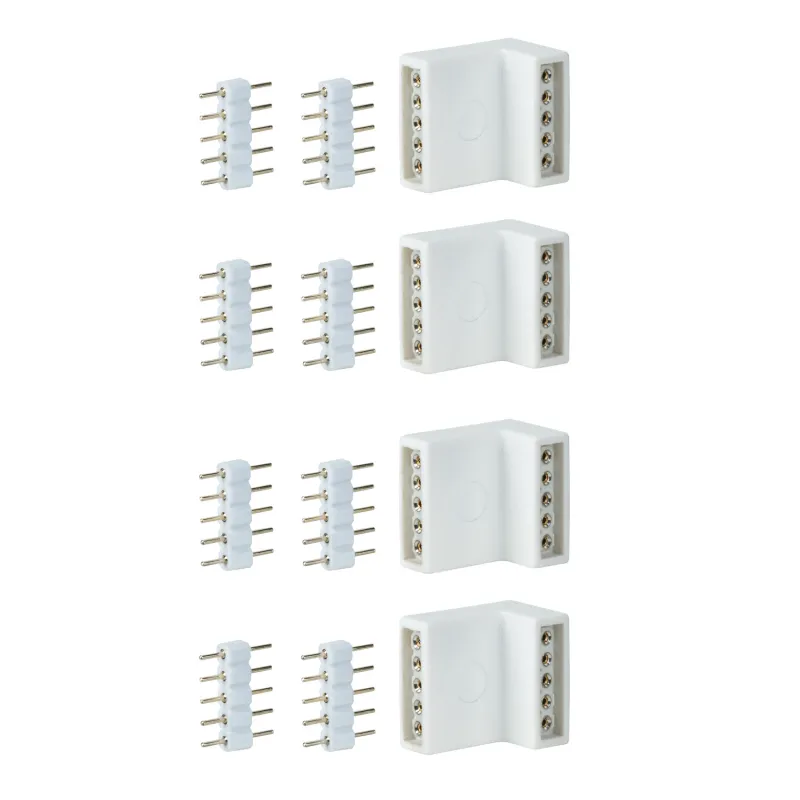 Function MaxLED Edge-Connector 90°quatro blanc - Pas cher