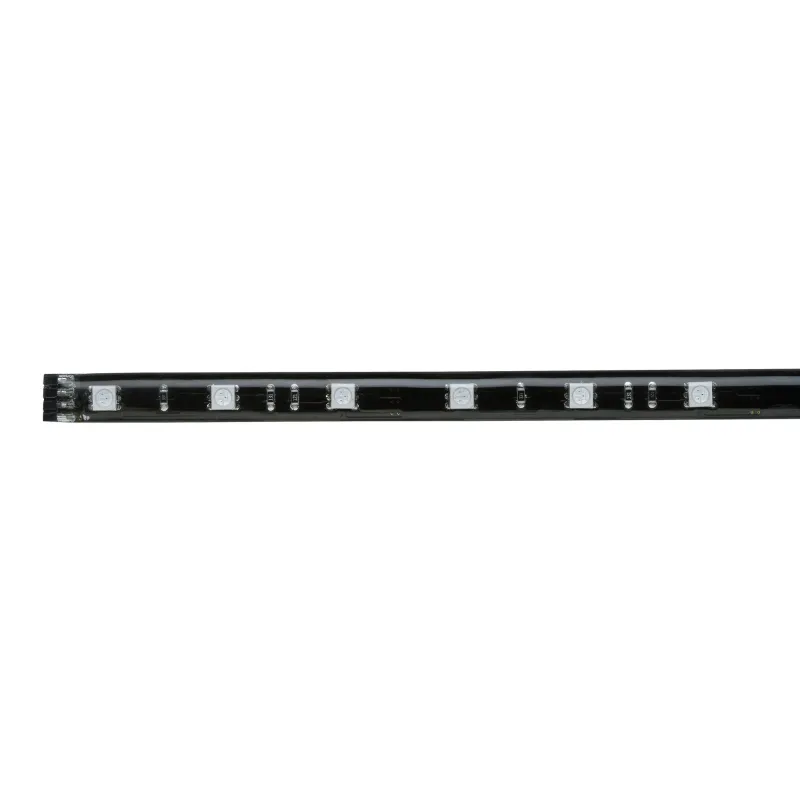 Function YourLED Stripe 98cm RGB 7W 12V DC noir synthétique - Pas cher