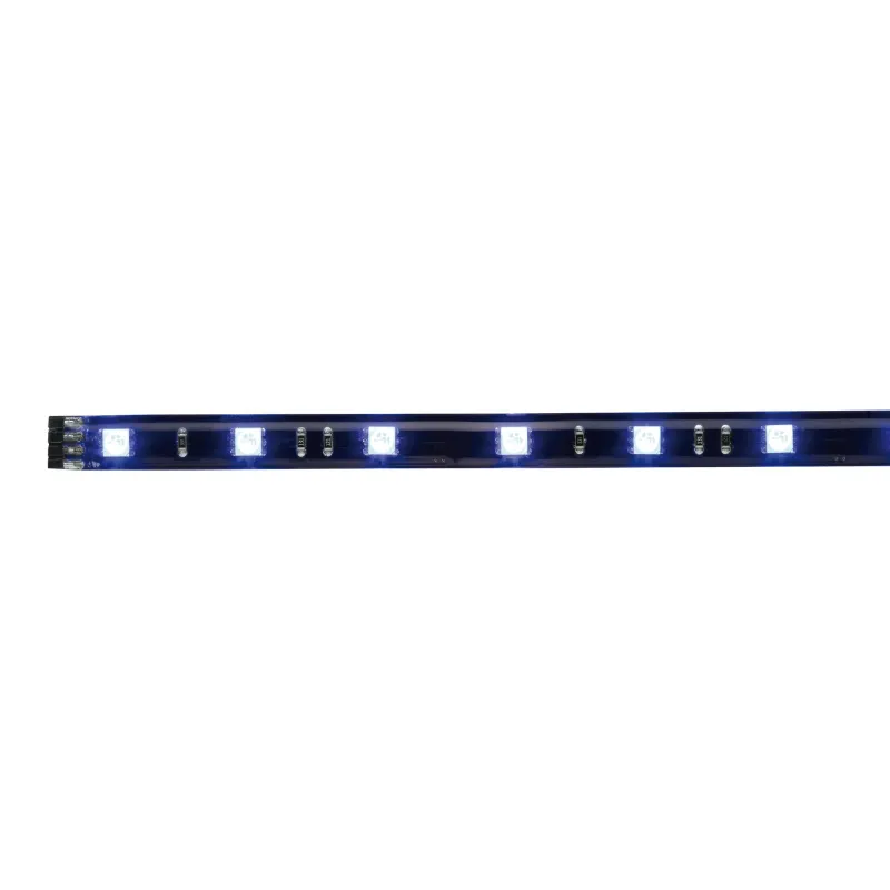 Function YourLED Stripe 98cm RGB 7W 12V DC noir synthétique - Pas cher