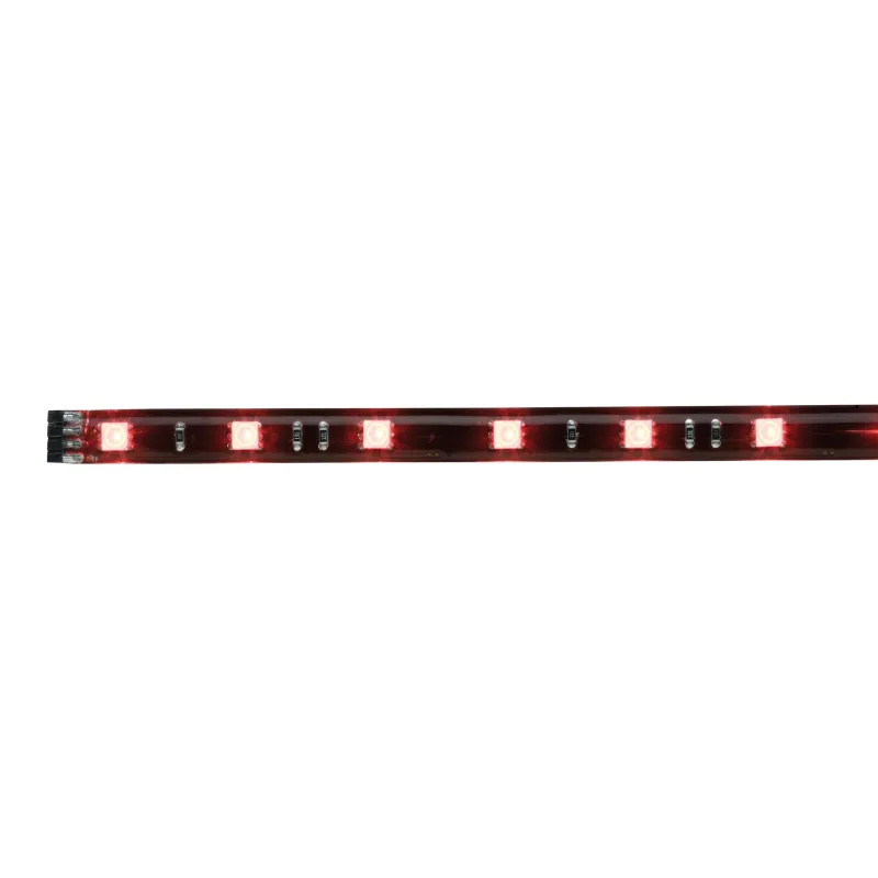 Function YourLED Stripe 98cm RGB 7W 12V DC noir synthétique - Pas cher
