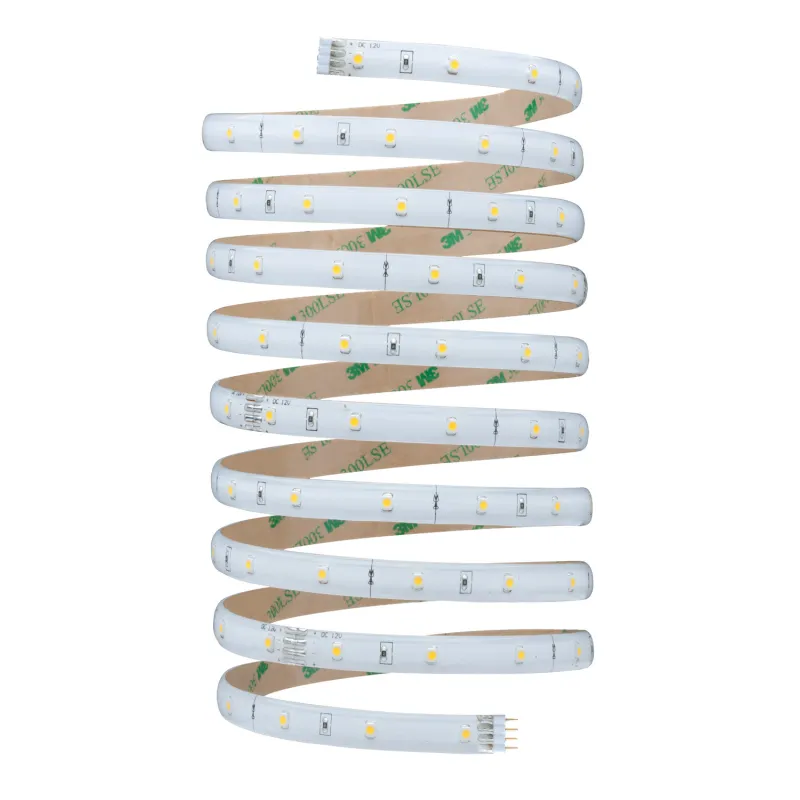 Function YourLED Stripe 3m blanc chaud 7,5W 12V DC blanc plastique ...