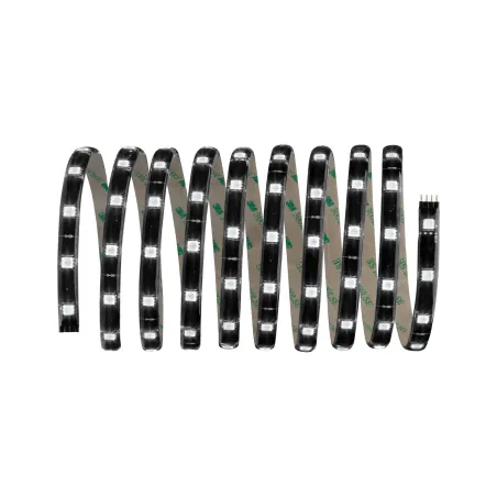 Function YourLED Stripe 3m RGB 17,8W 12V DC noir plastique - Pas cher