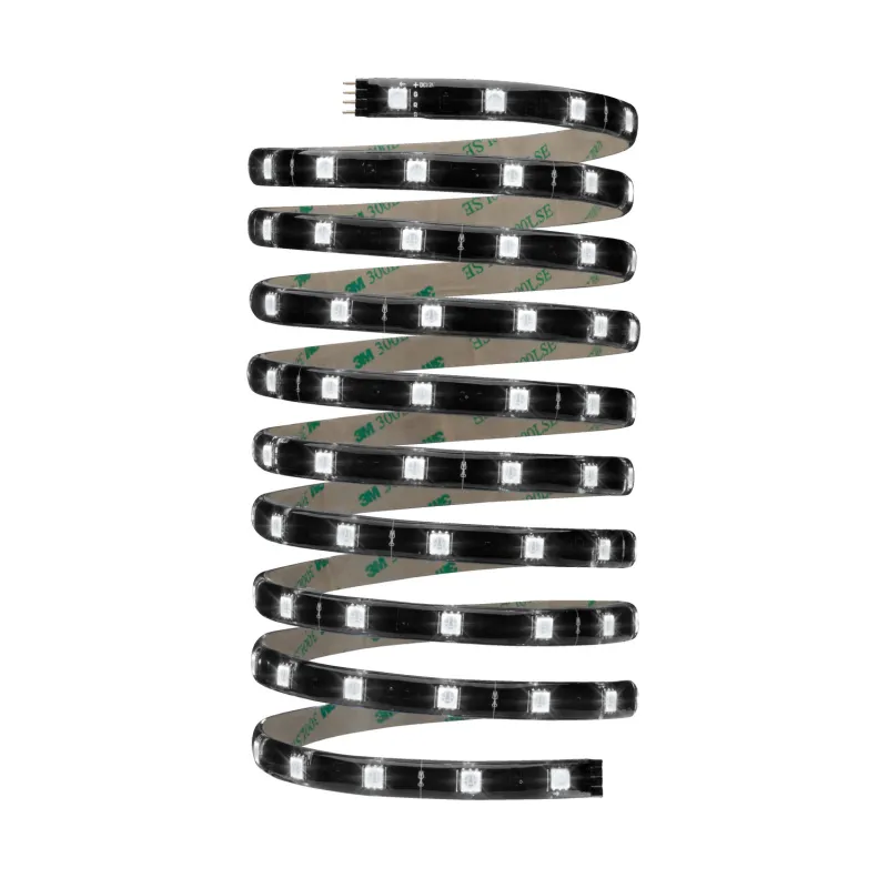 Function YourLED Stripe 3m RGB 17,8W 12V DC noir plastique - Pas cher