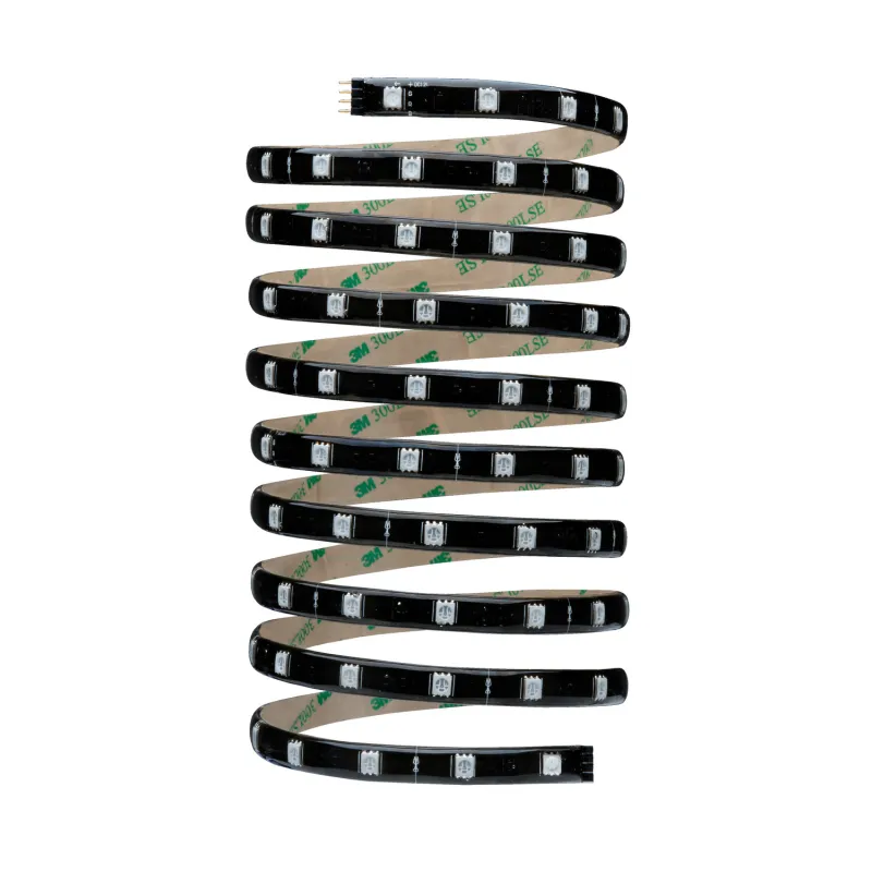 Function YourLED Stripe 3m RGB 17,8W 12V DC noir plastique - Pas cher
