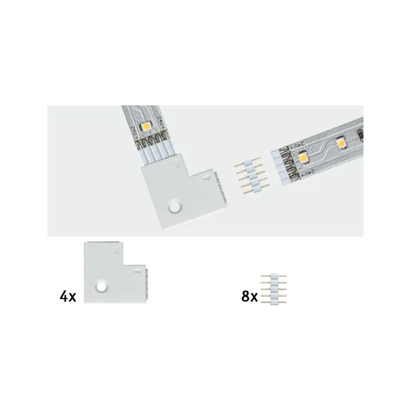 Function MaxLED Edge-Connector quatro blanc - Pas cher