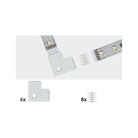 Function MaxLED Edge-Connector quatro blanc - Pas cher