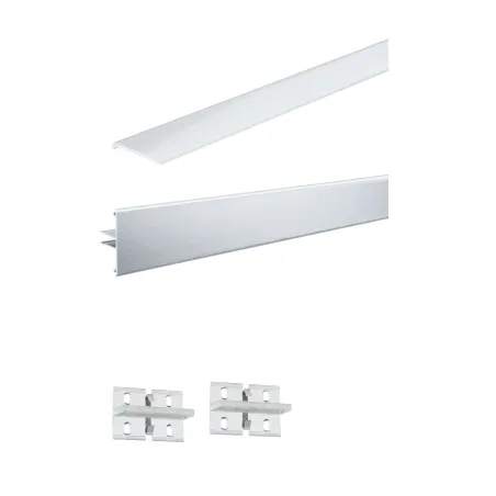 Kit Fonction Duo Profil 200cm avec 3 clips + diffuseur Alu elox Alu...