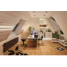 Kit Fonction Duo Profil 100cm avec 2 clips + diffuseur Alu elox Alu...