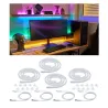 Boîte str USB Colorflex néon mél 4x1m bleu, orange, rose, vert 4x5W...