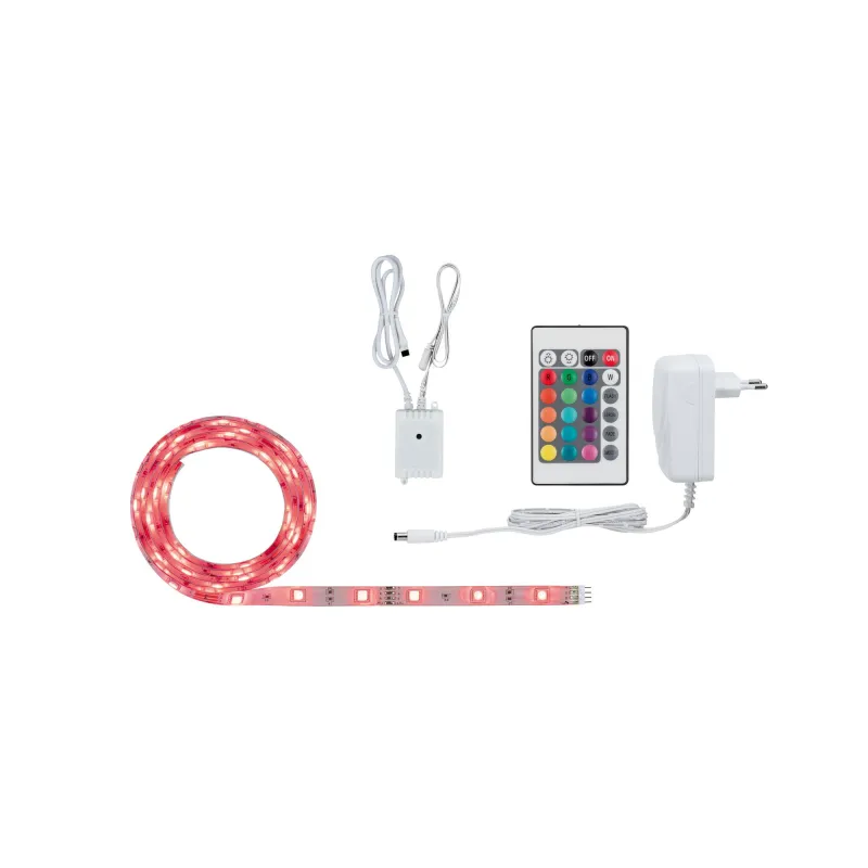 Strip Function SimpLED 1,5m RGB 12W 230/12V DC blanc métal plast - ...