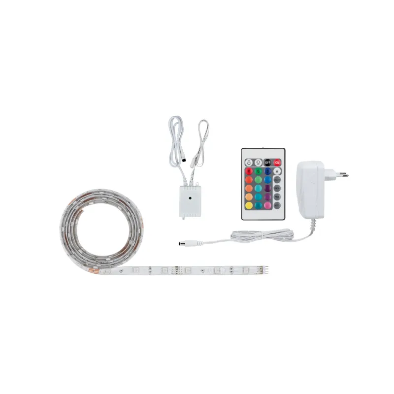 Strip Function SimpLED 1,5m RGB 12W 230/12V DC blanc métal plast - ...
