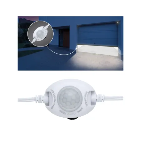 Night PIR Sensor Function MaxLED 24V DC max 144W Blanc plastique - ...