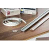 Function Floor Profil avec diffuseur 100cm alu epoxy/satin alu/synt...