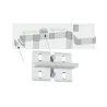 Kit de 4 fixations Duo plastique - Pas cher