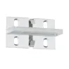 Kit de 4 fixations Duo plastique - Pas cher