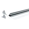 Function Corner Profil 100cm Gris synthétique - Pas cher