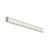 Function Square Profilé Diffuseur 100 cm Alu anodisé Satin Alu plas...