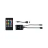 Capteur sonore RGB Function YourLED 12V DC max.60W Noir / Synthétiq...