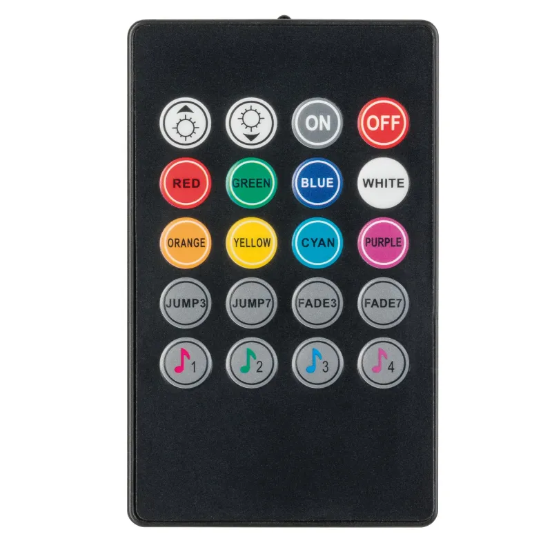 Capteur sonore RGB Function YourLED 12V DC max.60W Noir / Synthétiq...