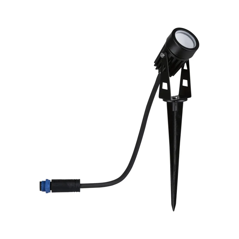 Extérieur Plug+Shine spot 3W IP65 3000K Black - Pas cher