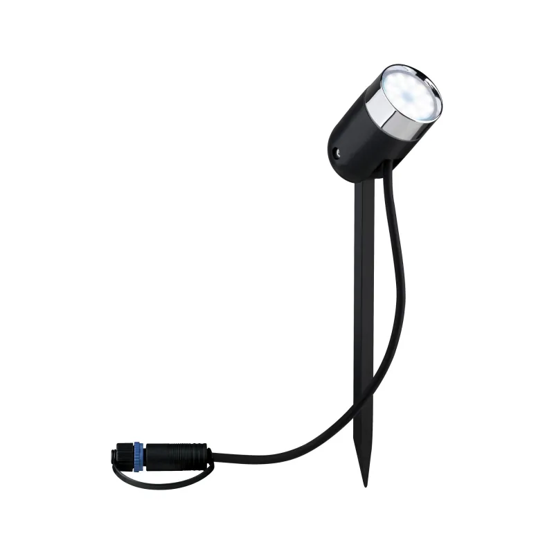 Spot extérieur Plug & Shine color Pike RGBW 4W 24 V IP44 40° Anthra...
