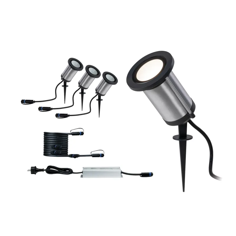 Spot Outdoor Plug&Shine Classic Kit starter Anthracite 3000K 6W 24V...