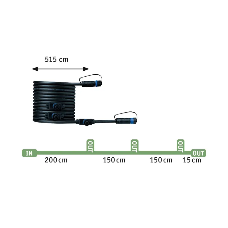 Spot Outdoor Plug&Shine Classic Kit starter Anthracite 3000K 6W 24V...