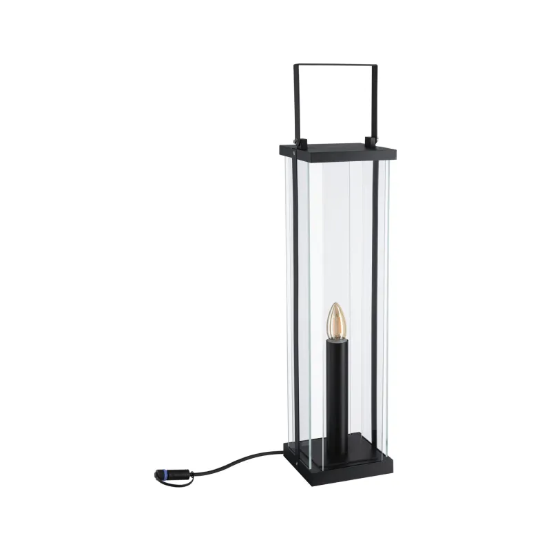 Classic lantern Plug&Shine extérieur 56 IP44 24V 56cm E14 1900K Ant...
