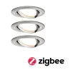 Kit enc Nova Plus ZB Coin gra rond ori LED 3x6W 230V 51mm acier br/...