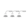 Kit enc Nova Plus ZB Coin gra rond ori LED 3x6W 230V 51mm acier br/...