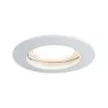 Premium Encastr. fixe max.50W 230V GU10 51mm Blanc/Alu Zinc - Pas cher