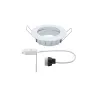 Premium Encastr. fixe max.50W 230V GU10 51mm Blanc/Alu Zinc - Pas cher
