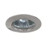 Premium Encastr. fixe max.50W 230V GU10 51mm Acier brossé/Alu Zinc ...