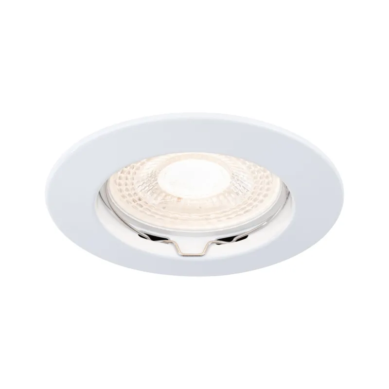 Premium Encastr. fixe max.50W 12V GU5,3 51mm Blanc/Alu Zinc - Pas cher