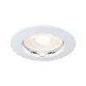 Premium Encastr. fixe max.50W 12V GU5,3 51mm Blanc/Alu Zinc - Pas cher
