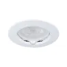 Premium Encastr. fixe max.50W 12V GU5,3 51mm Blanc/Alu Zinc - Pas cher