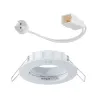 Premium Encastr. fixe max.50W 12V GU5,3 51mm Blanc/Alu Zinc - Pas cher