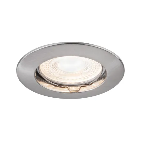Premium Encastr. fixe max.50W 12V GU5,3 51mm Acier brossé/Alu Zinc ...