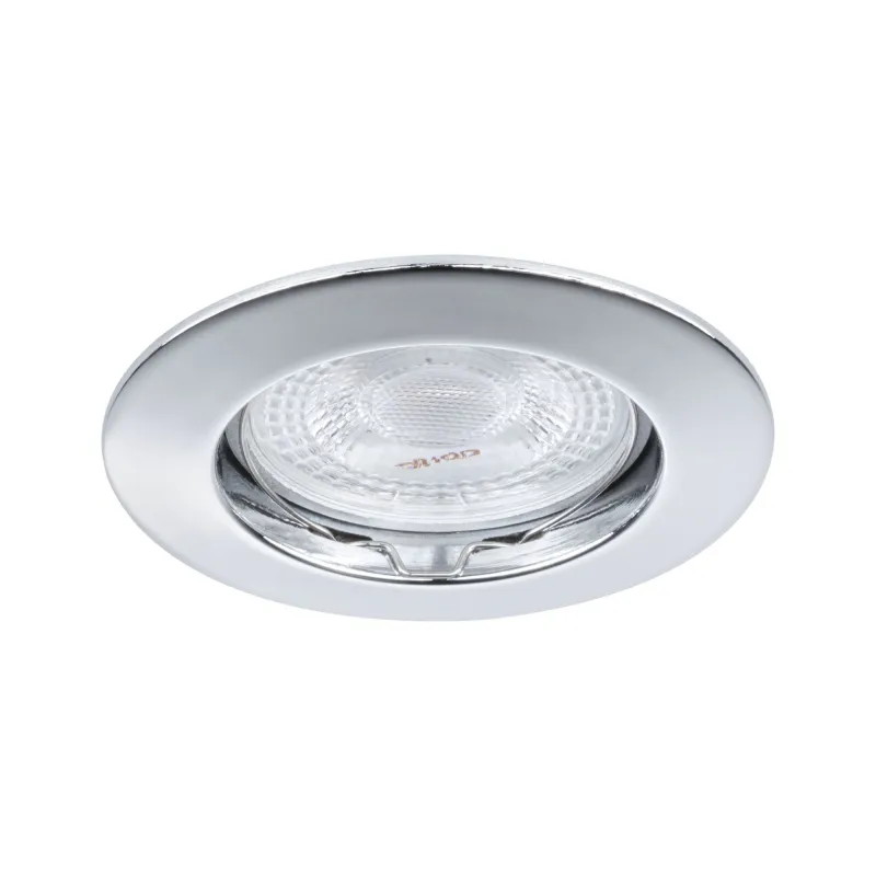 Premium Encastr. fixe max.50W 12V GU5,3 51mm Chrome/Alu Zinc - Pas ...