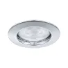 Premium Encastr. fixe max.50W 12V GU5,3 51mm Chrome/Alu Zinc - Pas ...