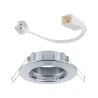 Premium Encastr. fixe max.50W 12V GU5,3 51mm Chrome/Alu Zinc - Pas ...