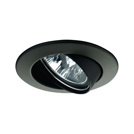 Premium Encastr. orientable max.50W 12V 51mm Noir/Alu Zinc - Pas cher