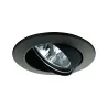 Premium Encastr. orientable max.50W 12V 51mm Noir/Alu Zinc - Pas cher
