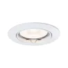 Premium Encastr. orientable max.50W 12V GU5,3 51mm Blanc/Alu Zinc -...