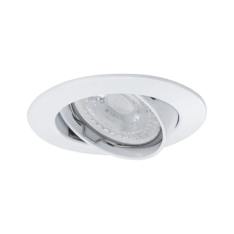 Premium Encastr. orientable max.50W 12V GU5,3 51mm Blanc/Alu Zinc -...