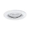 Premium Encastr. orientable max.50W 12V GU5,3 51mm Blanc/Alu Zinc -...