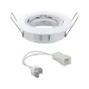 Premium Encastr. orientable max.50W 12V GU5,3 51mm Blanc/Alu Zinc -...