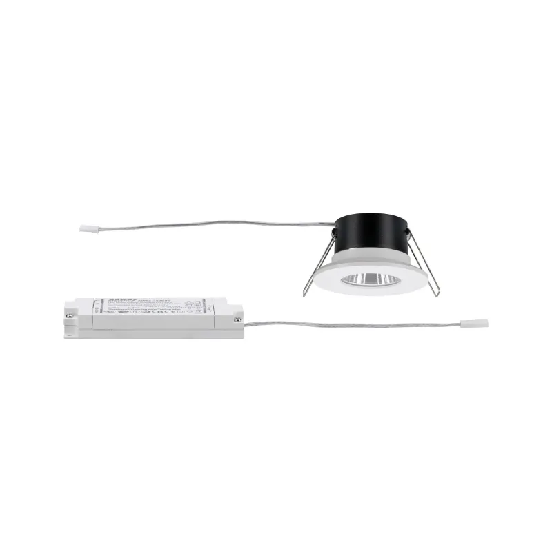 Kit enc Calla IP65 rond fixe LED 1x 770lm 4000K 7W 230V Blanc dépol...