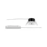 Kit enc Calla IP65 rond fixe LED 1x 770lm 4000K 7W 230V Blanc dépol...